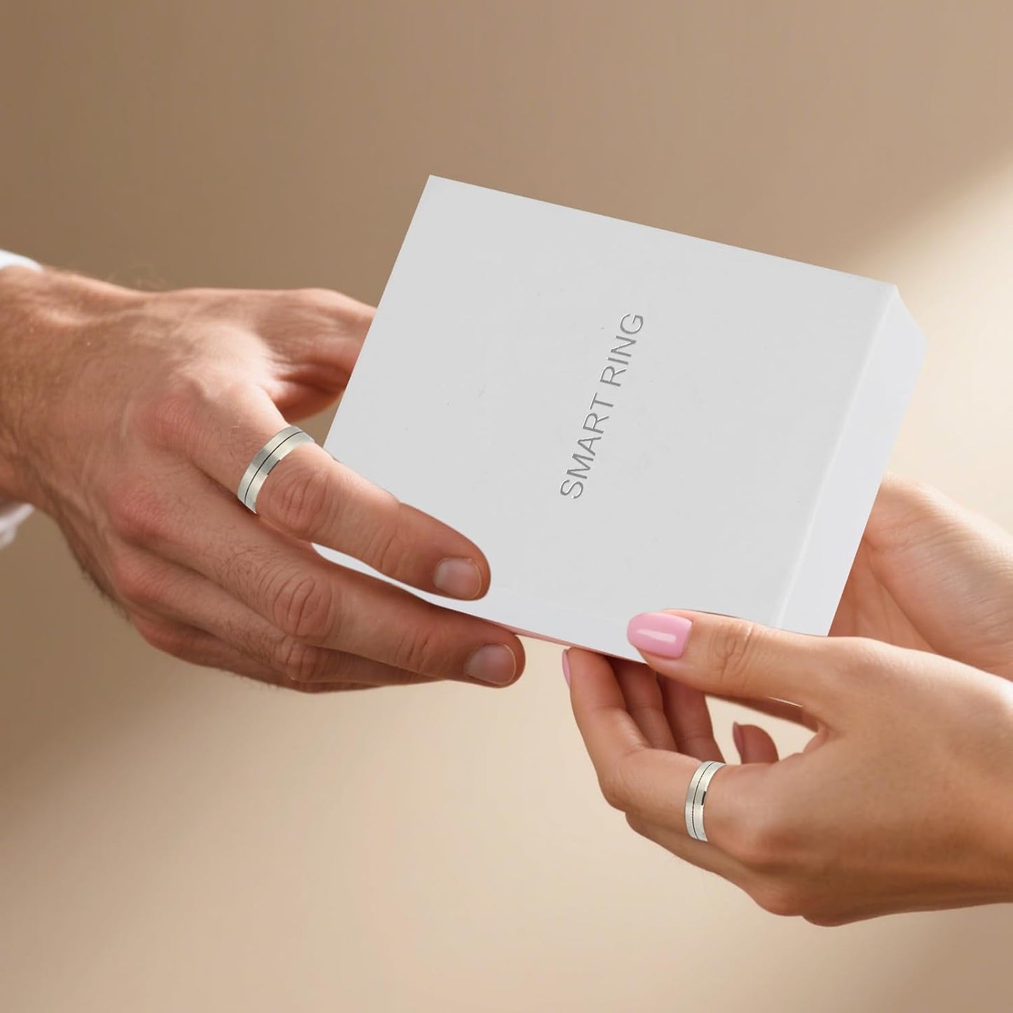 Smart Health Ring X1 Kit-Sleep Tracking Wearable - Heart Rate - Fitness Tracker - up to 5 Days of Battery Life-Ip68 Waterproof-No Subscription Fee for Ios and Android-11# Steel Color